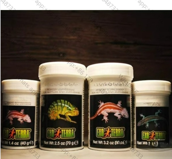 Vitamin D3 Reptile - Reptilien-Kalziumpulver Mit & Ohne D3-Vitamin-Ergänzung für