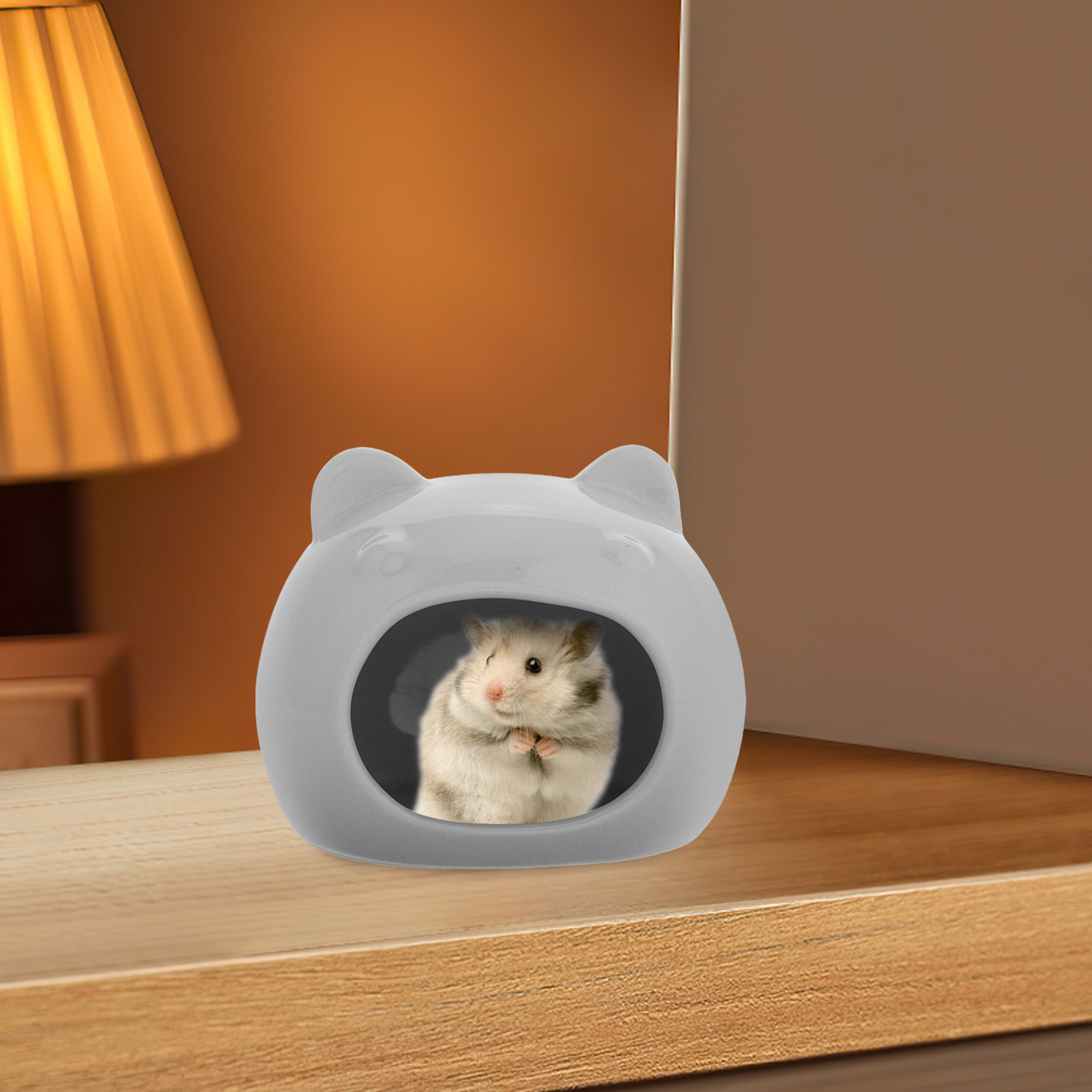 Hide Cave Ceramic - Keramik-Hamsterversteck Gemütliches Kleintier-Kühlnest-Bett Habitat für Rennmäuse