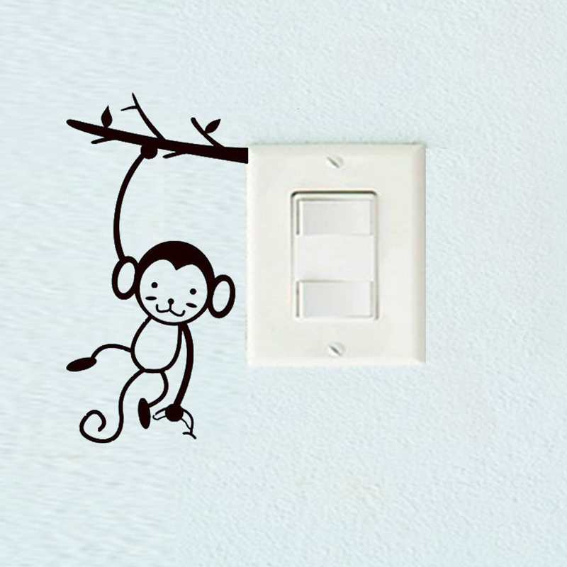 Schwarz Nette Affe Hängen Baum – Pvc Panel Background Bewertung und Preis