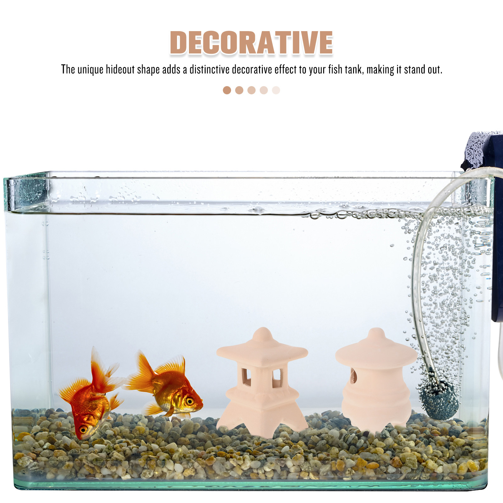 2 Stück Keramik-Aquarium-Verst – Hide Cave Ceramic Bewertung und Preis